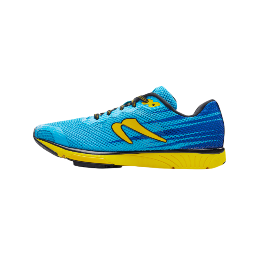 Newton Gravity Running Shoes Blue Green Yellow W000212 Mens 8.5 Low Top Mesh Newton gravity performance sneakers - Gem main image 2