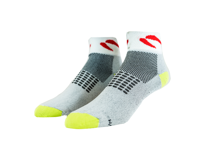 Grey/Green Socks