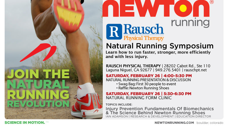 Natural Running Symposium at Rausch Physical Therapy this Saturday